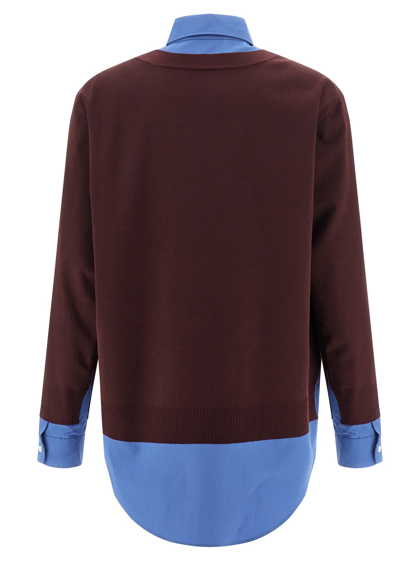 Poplin and cashmere shirt Shirt, blouse