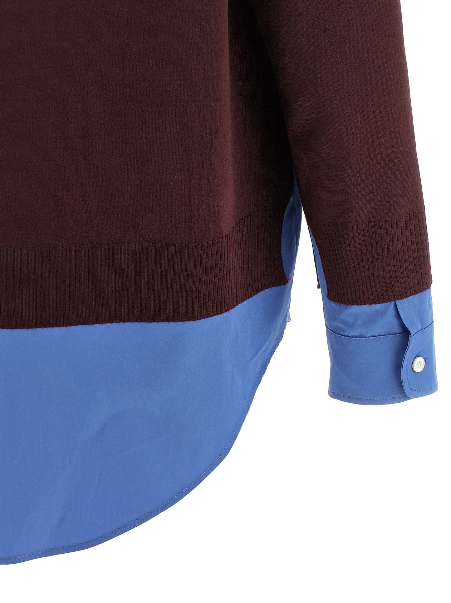 Poplin and cashmere shirt Shirt, blouse