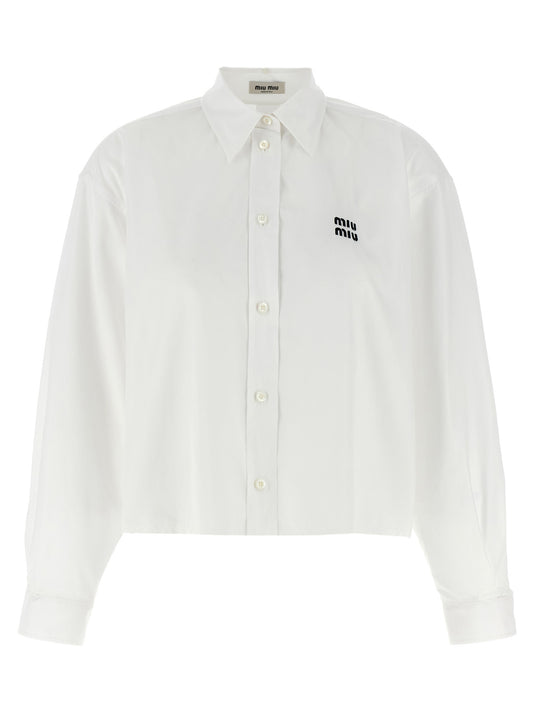 Raw cut crop shirt Shirt, blouse