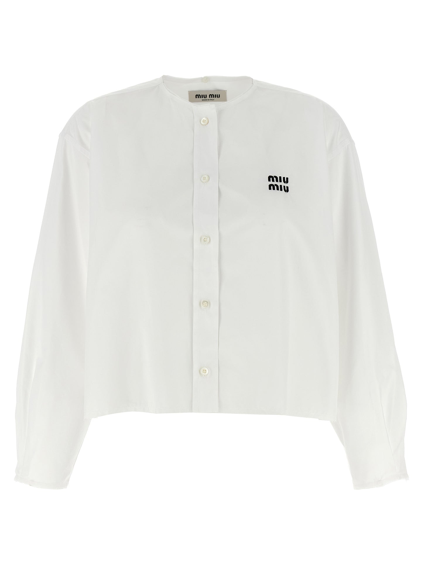 Raw cut crop shirt Shirt, blouse