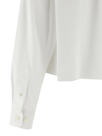 Raw cut crop shirt Shirt, blouse
