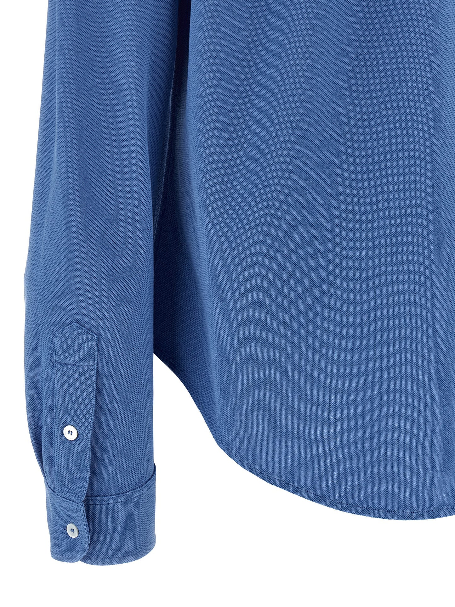 Piqué cotton shirt Shirt, blouse