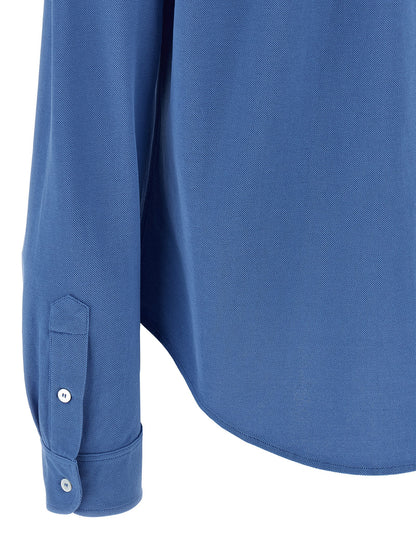Piqué cotton shirt Shirt, blouse