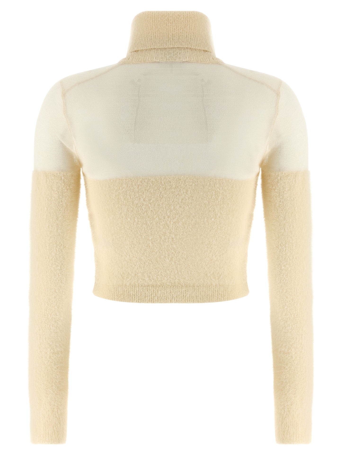 Brushed insert turtleneck sweater Sweater, cardigans