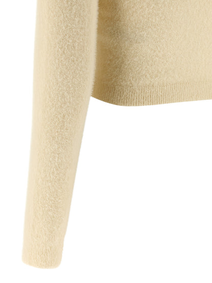 Brushed insert turtleneck sweater Sweater, cardigans