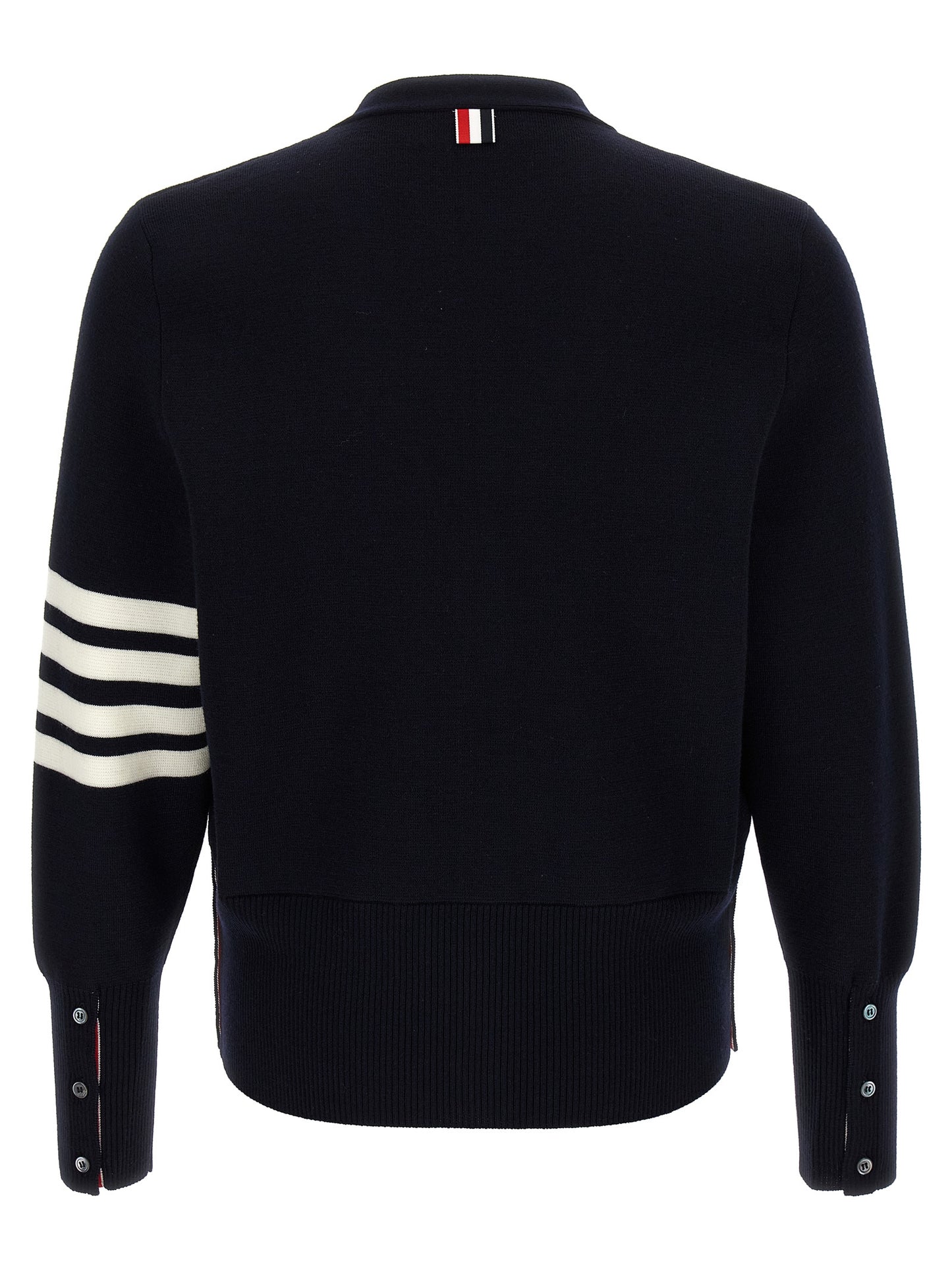 '4-Bar' Wool cardigan Sweater, cardigans