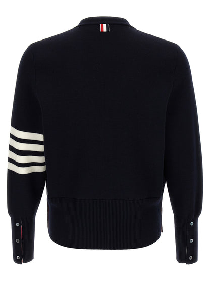'4-Bar' Wool cardigan Sweater, cardigans