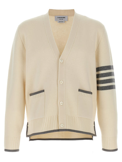 '4-Bar' Wool cardigan Sweater, cardigans