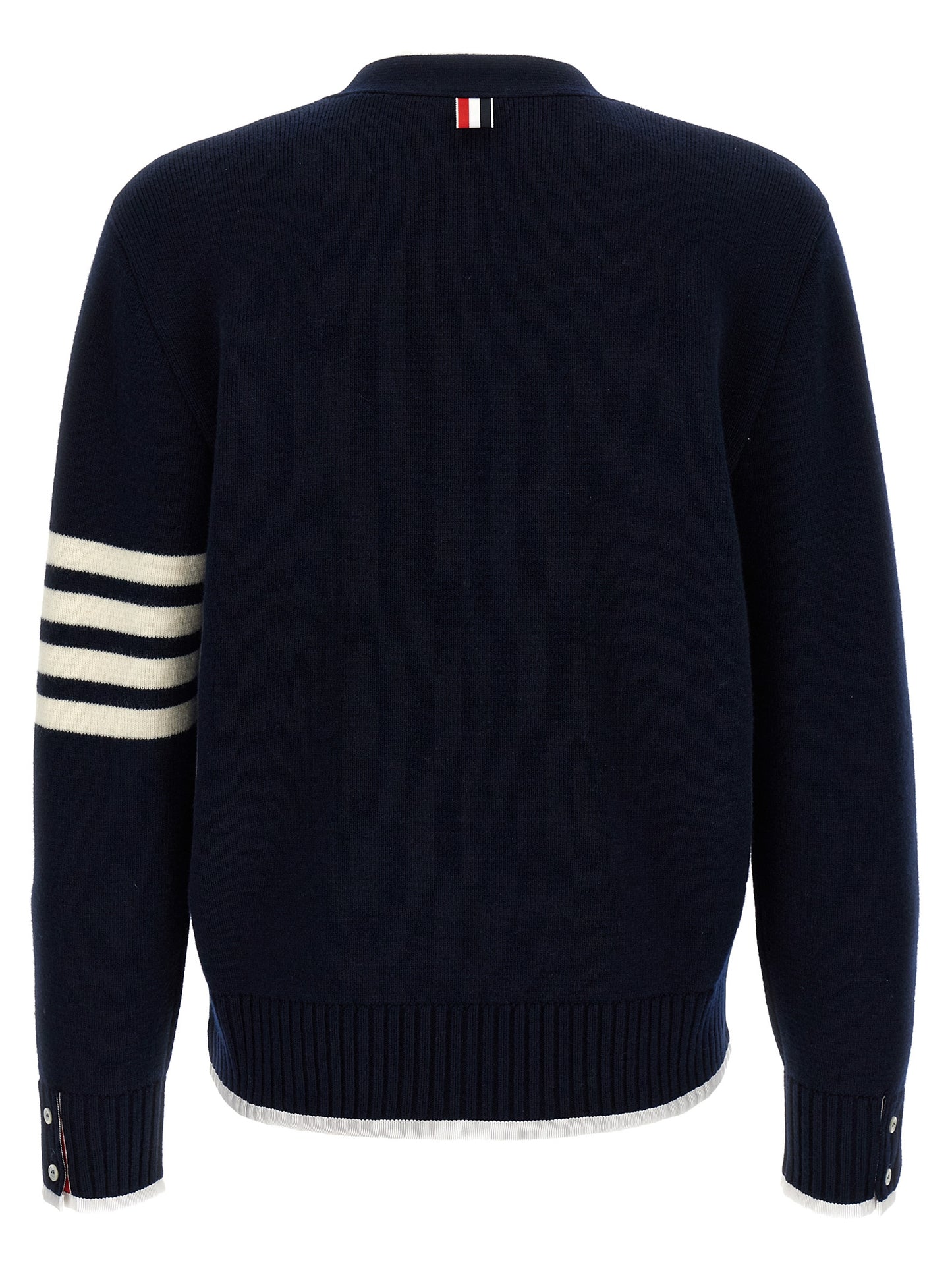'4-Bar' Wool cardigan Sweater, cardigans