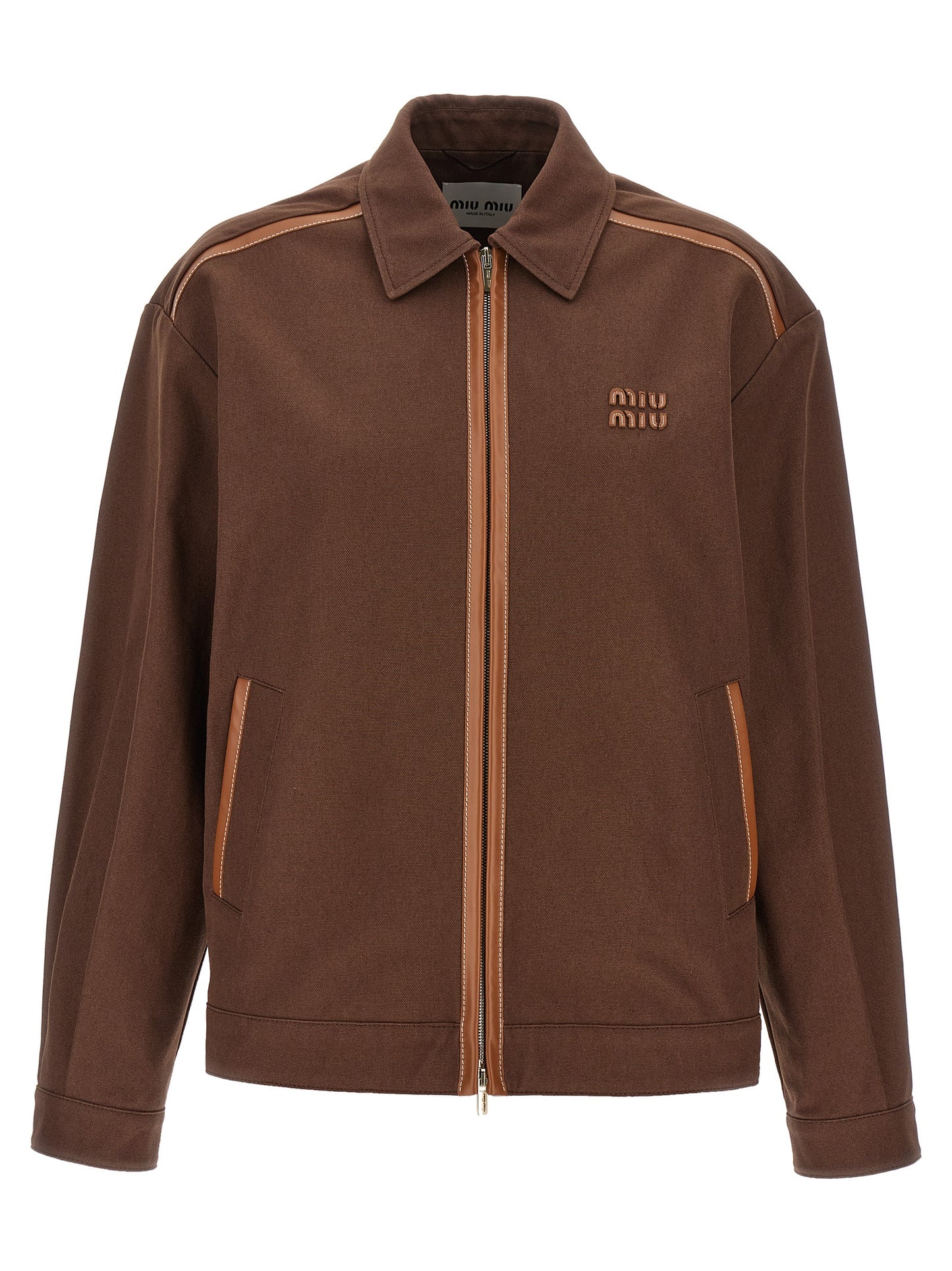 Logo patch blouson Casual jackets, parka