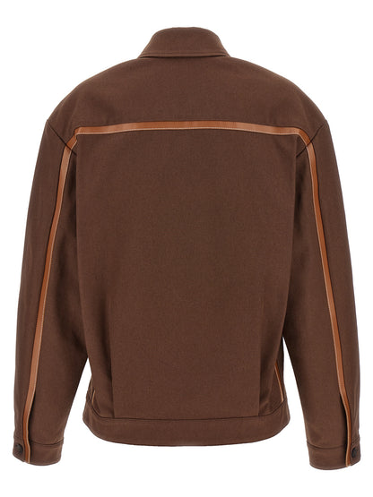Logo patch blouson Casual jackets, parka