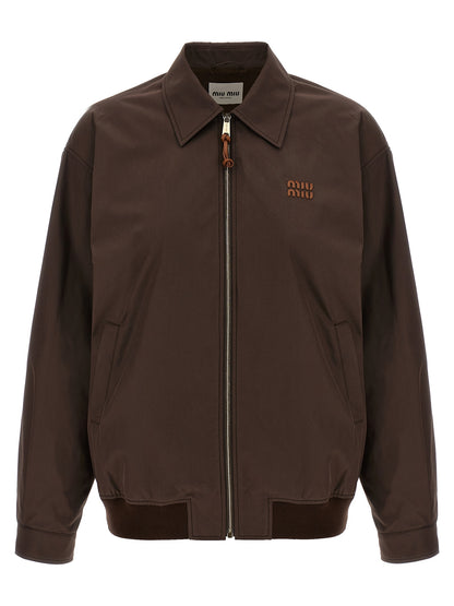 Panama cotton blouson Down jacket, Parka, Casual jackets