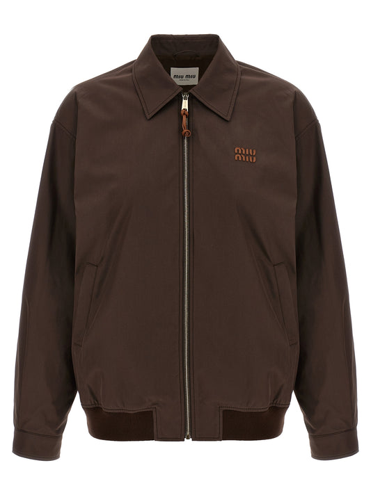 Panama cotton blouson Down jacket, Parka, Casual jackets