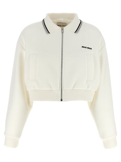 Piquet short bomber jacket Down jacket, Parka, Casual jackets