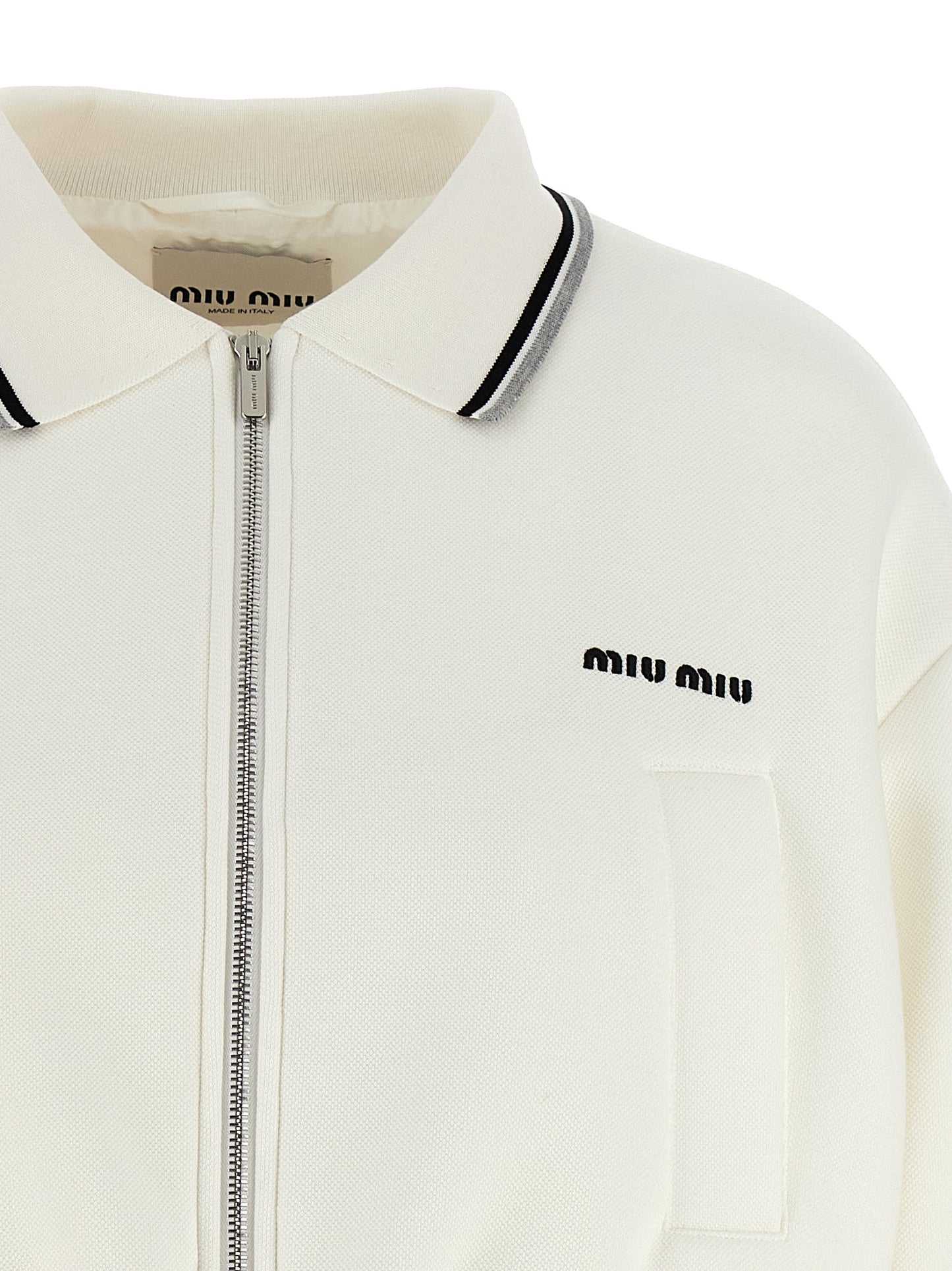 Piquet short bomber jacket Down jacket, Parka, Casual jackets