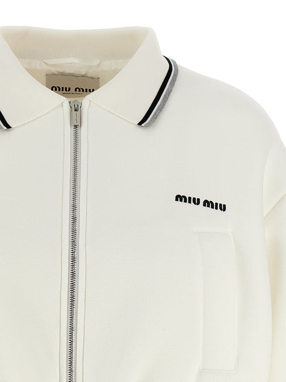 Piquet short bomber jacket Down jacket, Parka, Casual jackets