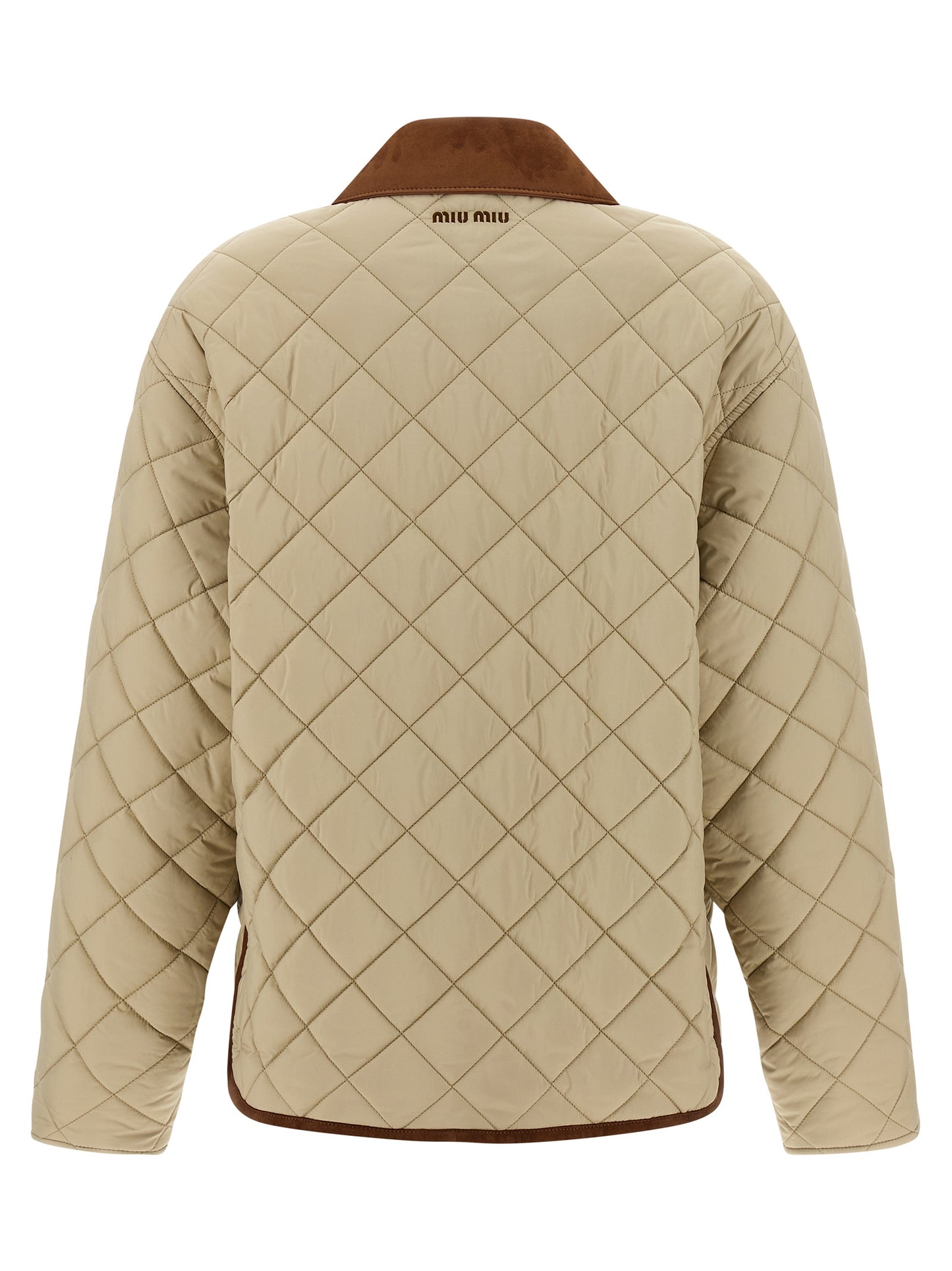 Suede detail blouson Down jacket, Parka, Casual jackets