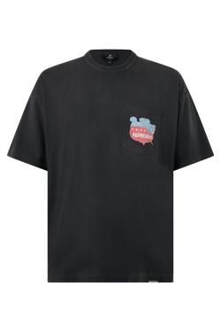 Represent Black comfortable T-shirt with stylish logo