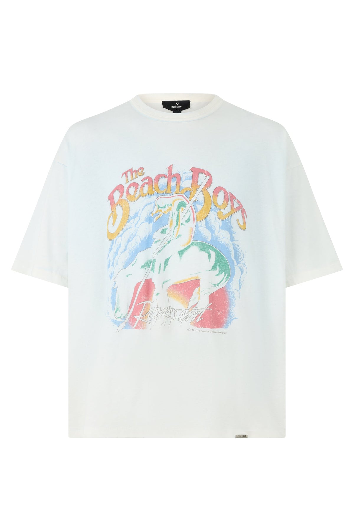 Represent T-shirt with colorful print