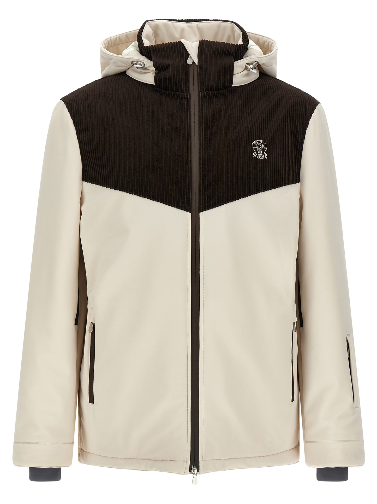 Corduroy insert ski jacket Down jacket, Parka, Casual jackets