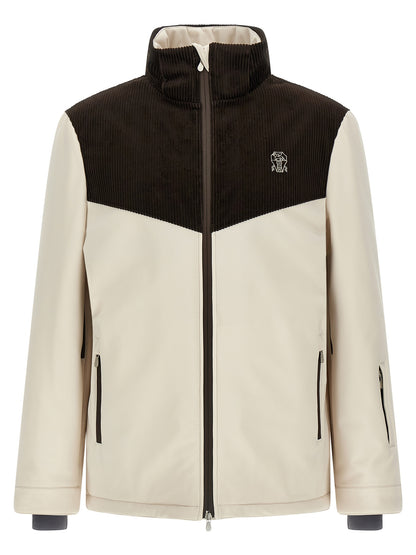 Corduroy insert ski jacket Down jacket, Parka, Casual jackets
