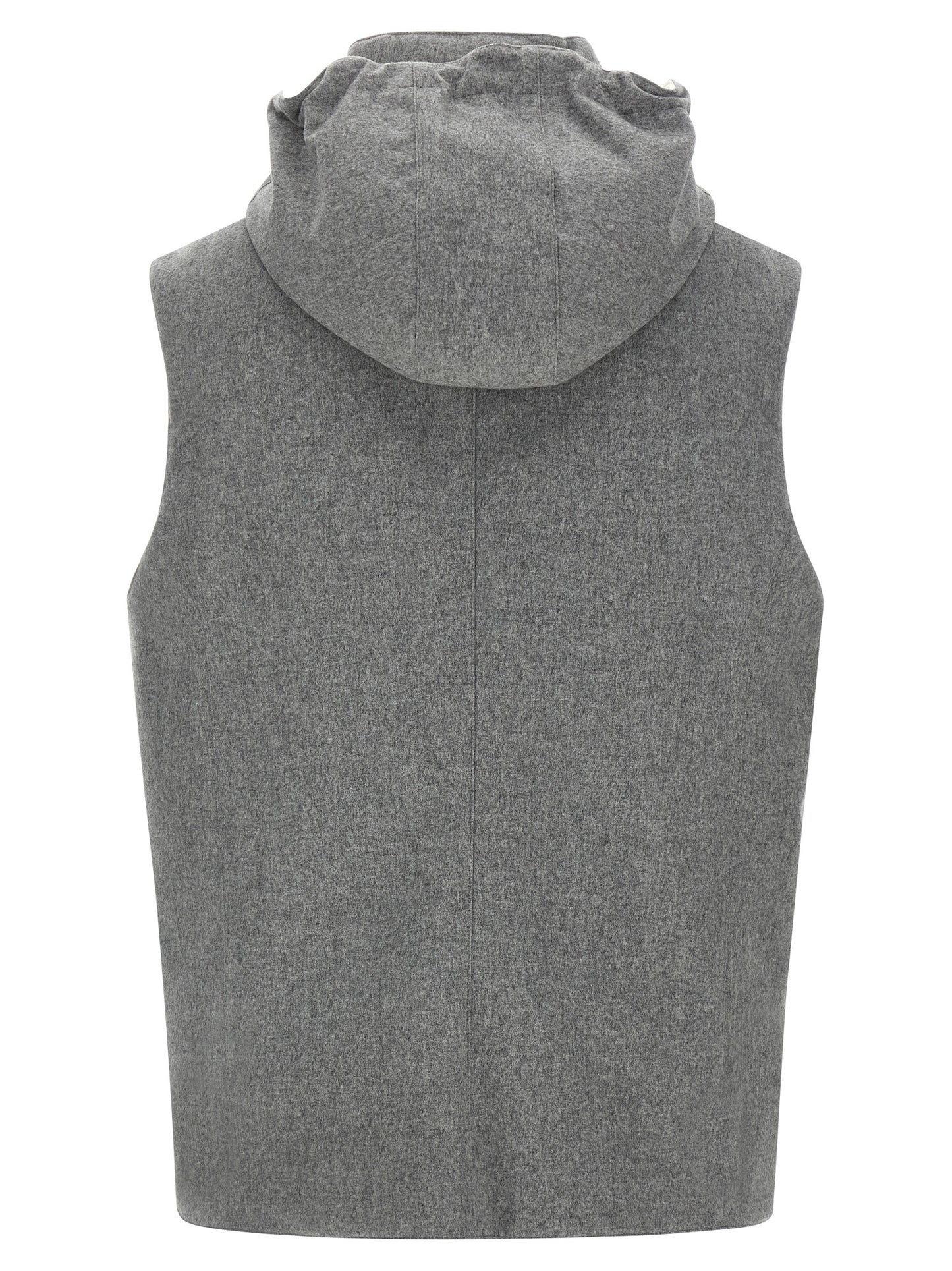 Padded wool vest Gilet