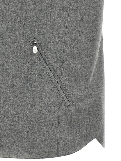 Padded wool vest Gilet