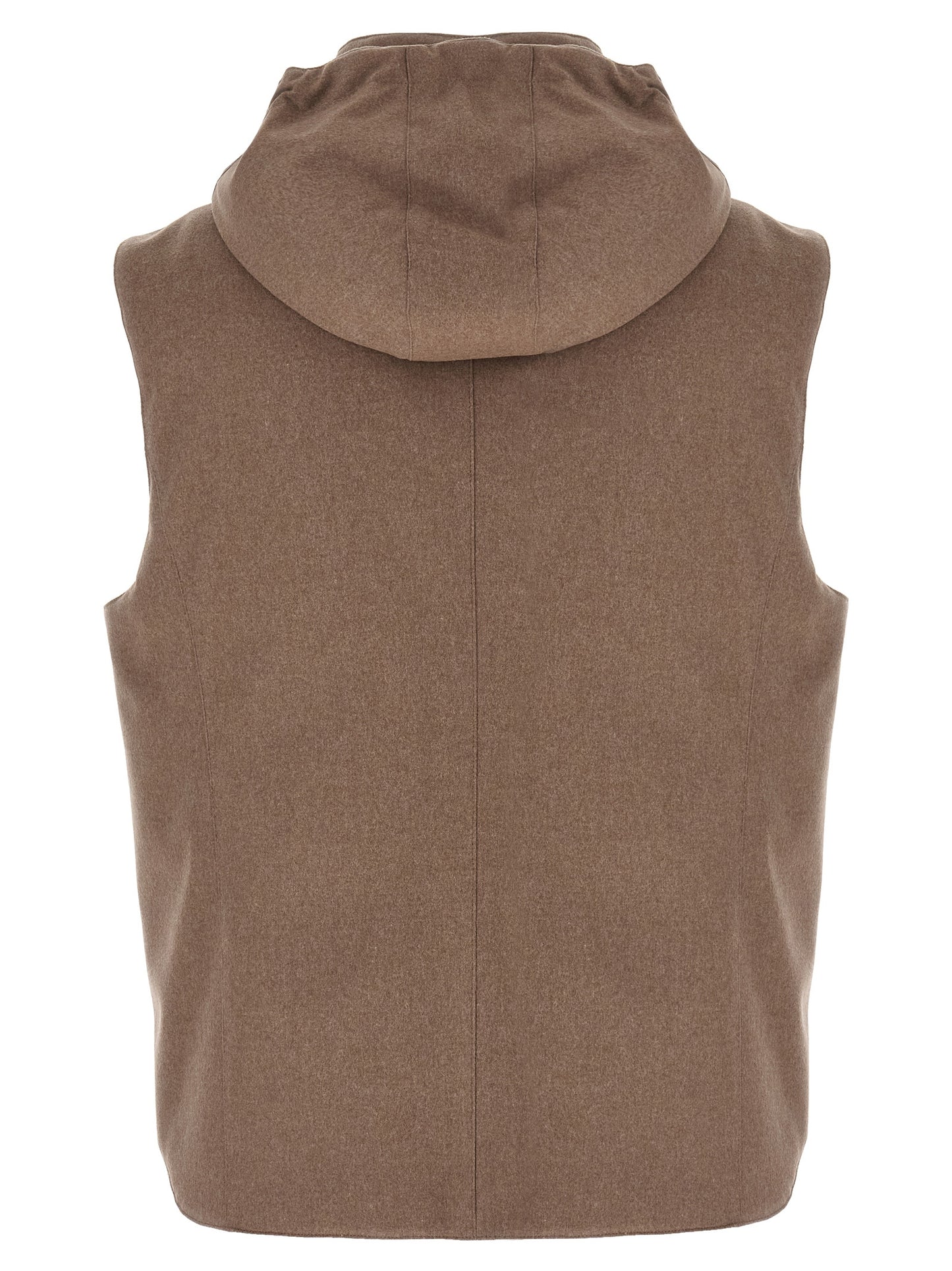 Padded wool vest Gilet