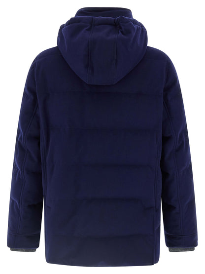 Flannel down jacket Down jacket, Parka, Casual jackets
