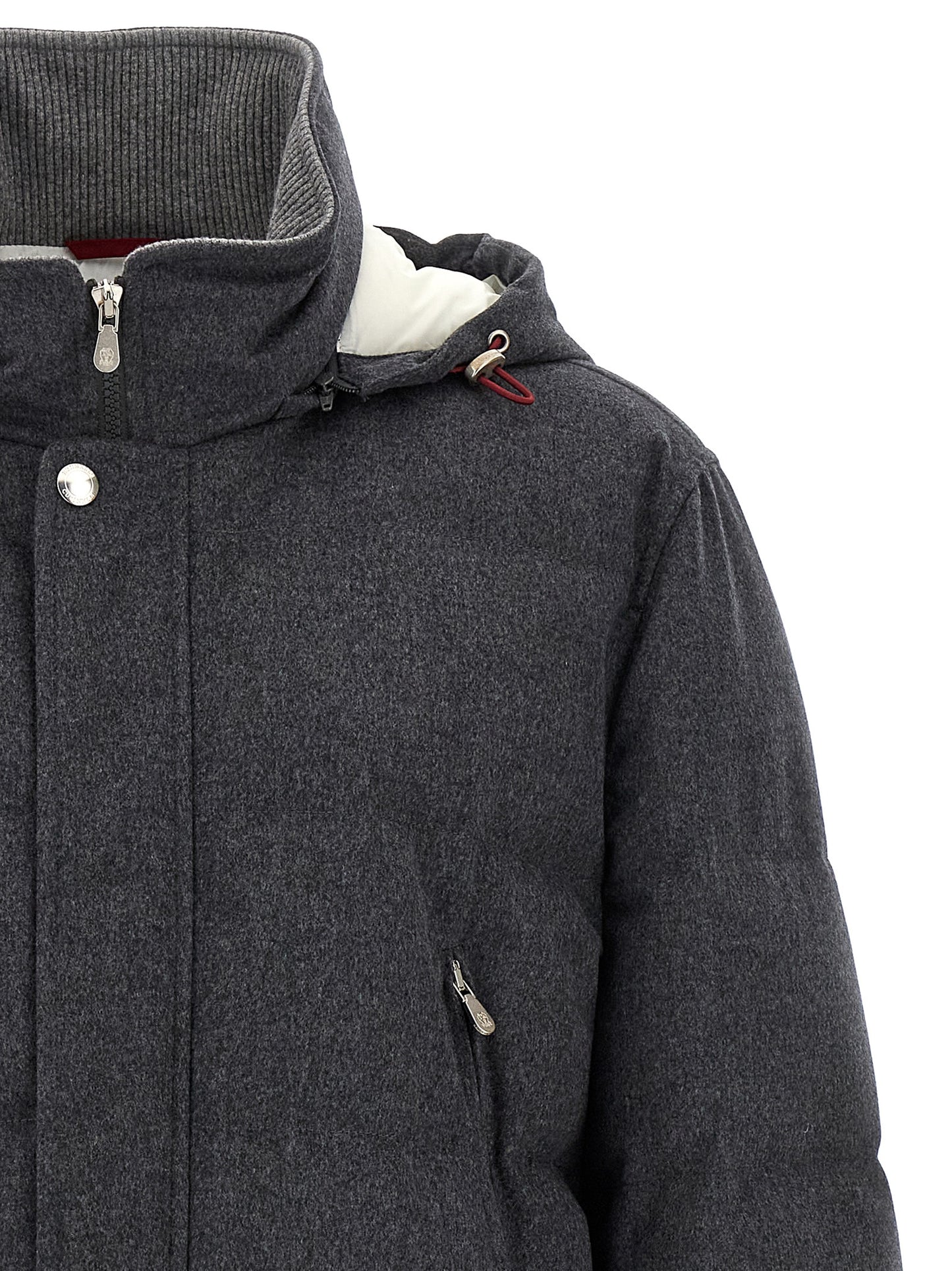 Flannel down jacket Down jacket, Parka, Casual jackets