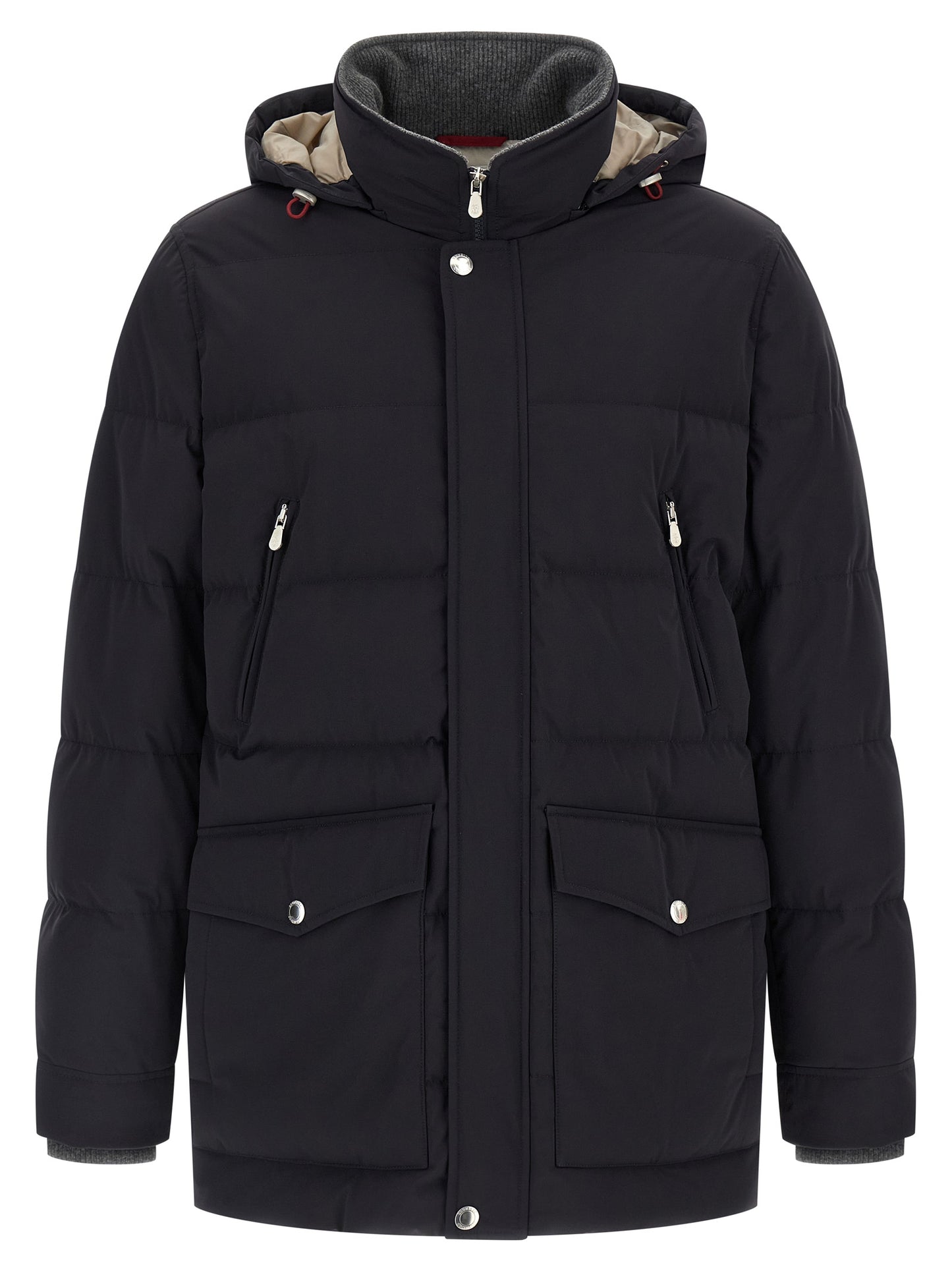 Knit insert down jacket Down jacket, Parka, Casual jackets