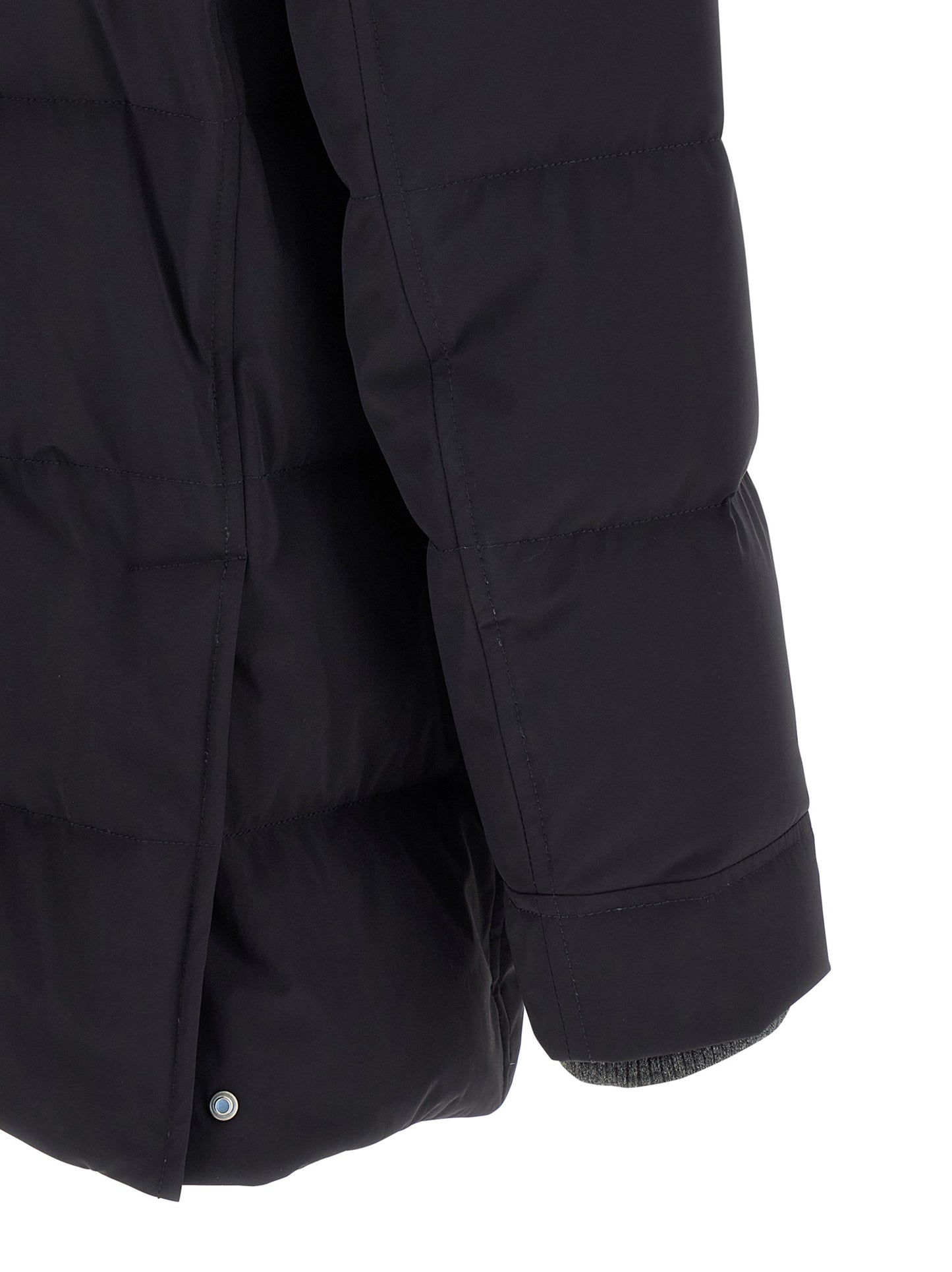 Knit insert down jacket Down jacket, Parka, Casual jackets