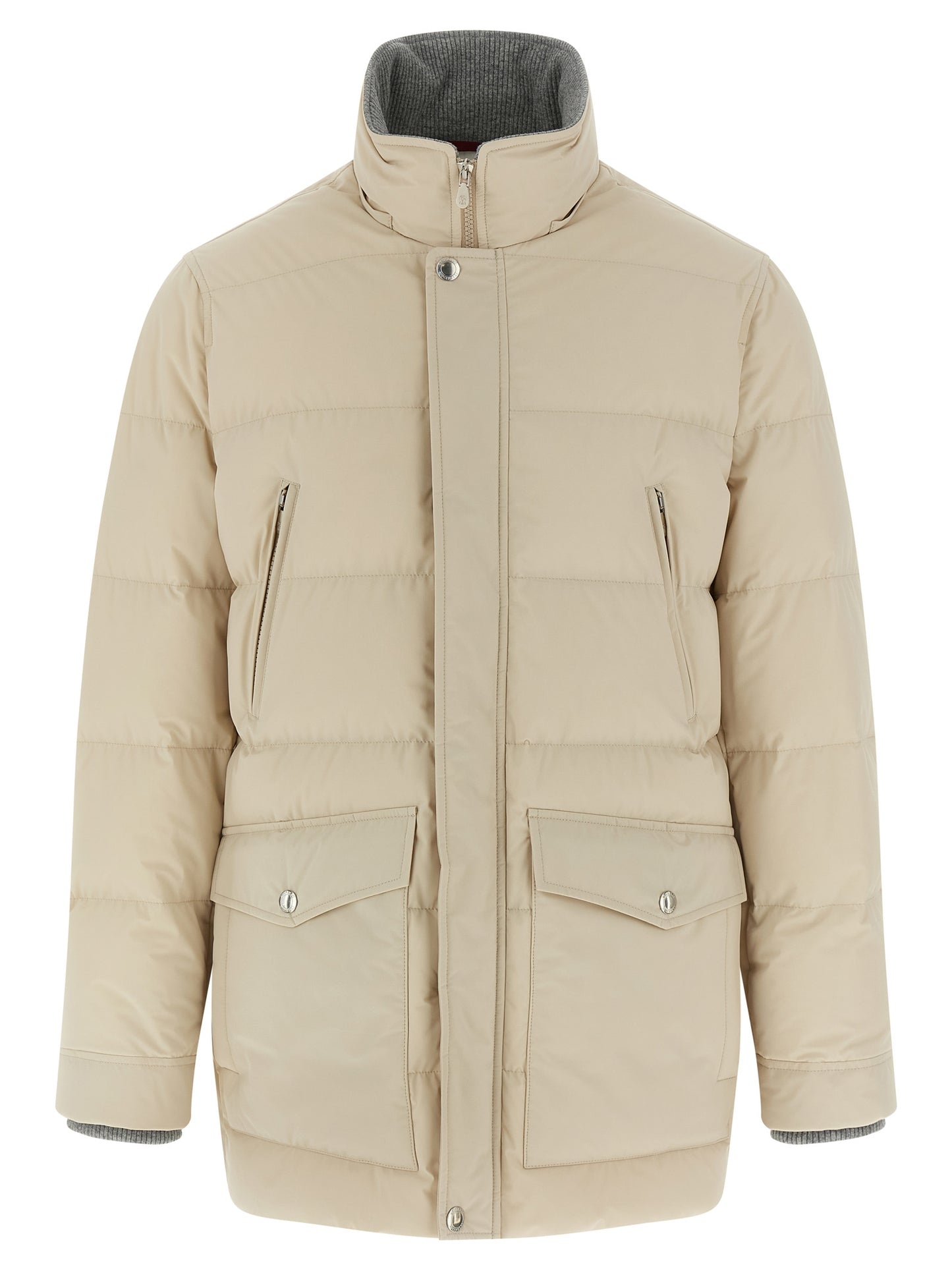 Knit insert down jacket Down jacket, Parka, Casual jackets