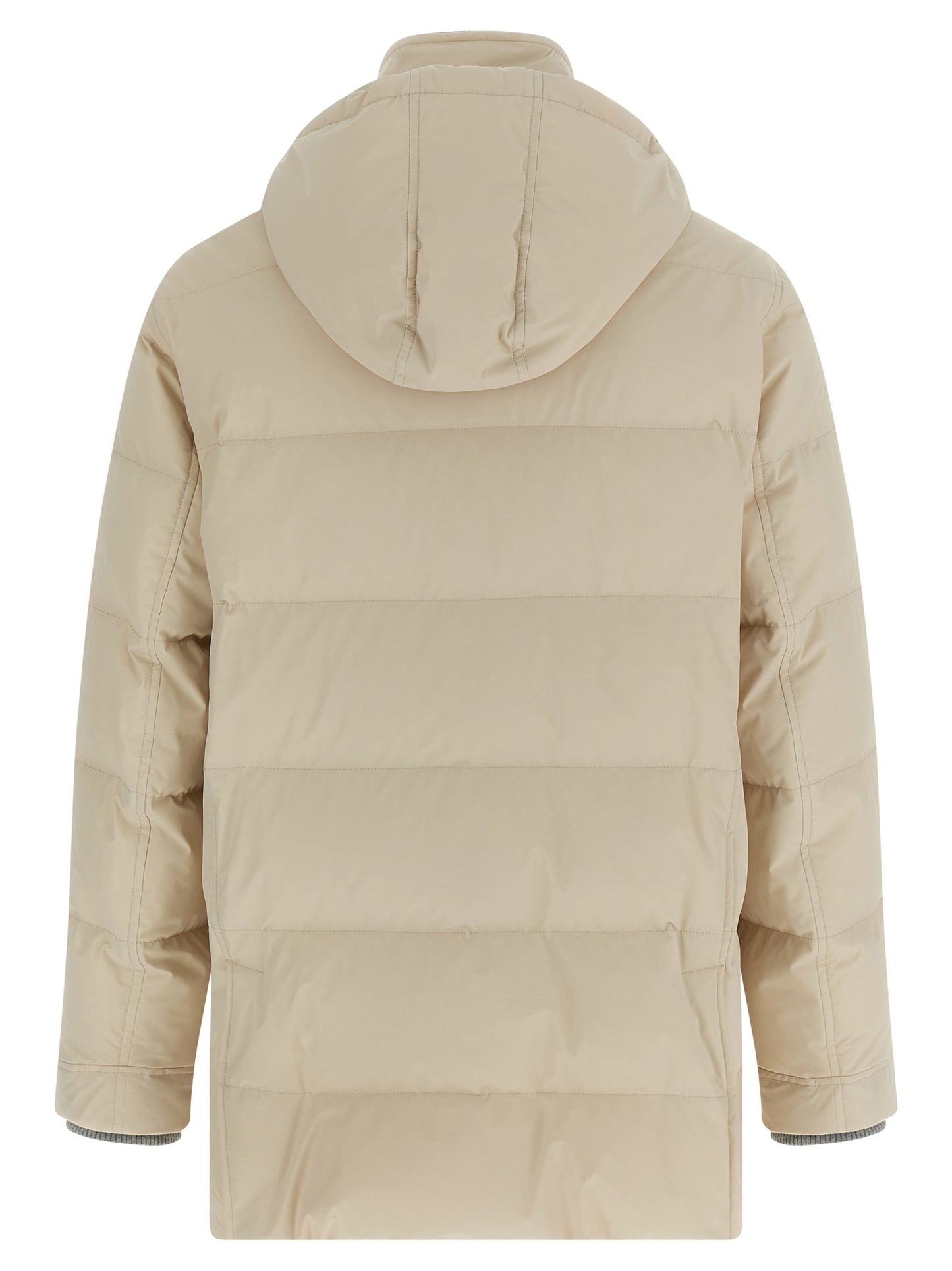 Knit insert down jacket Down jacket, Parka, Casual jackets