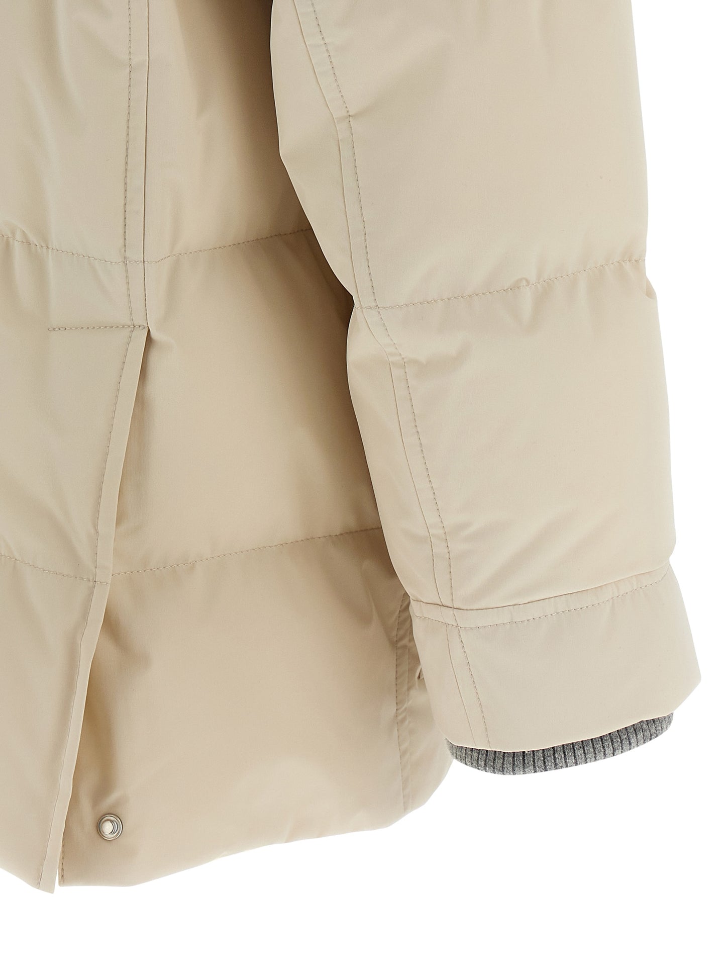 Knit insert down jacket Down jacket, Parka, Casual jackets