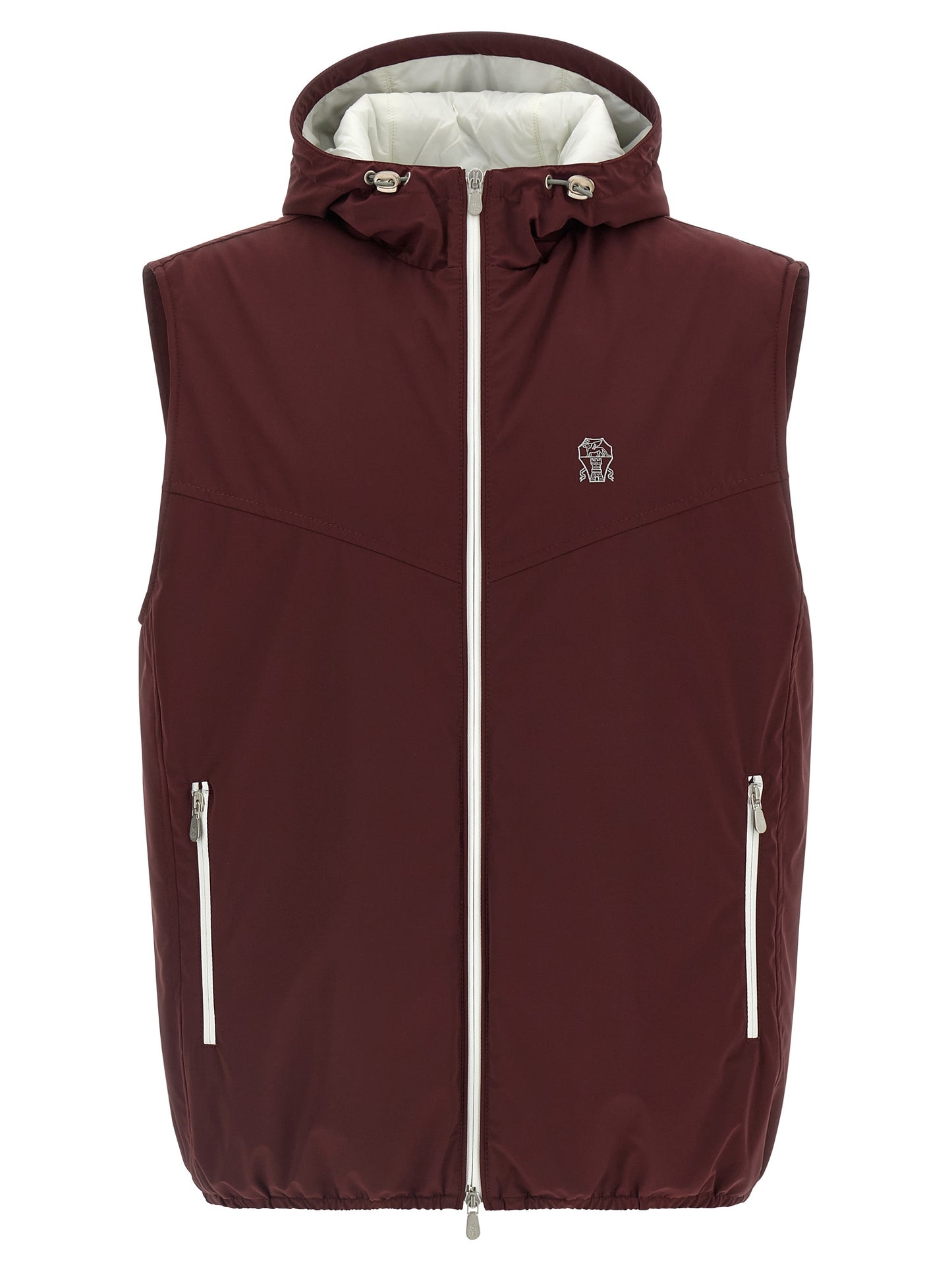 Hooded vest Gilet