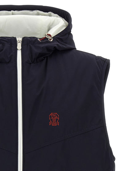 Hooded vest Gilet