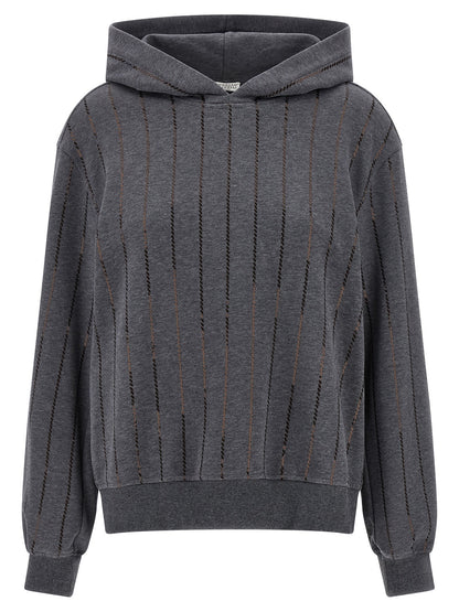 Micro sequin hoodie Sweatshirt