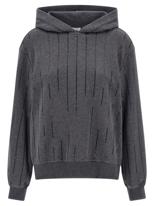 Micro sequin hoodie Sweatshirt