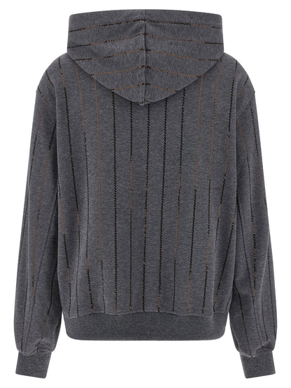 Micro sequin hoodie Sweatshirt