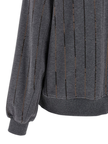 Micro sequin hoodie Sweatshirt