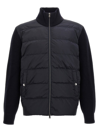 Two-material puffer jacket Down jacket, Parka, Casual jackets