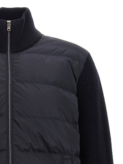 Two-material puffer jacket Down jacket, Parka, Casual jackets