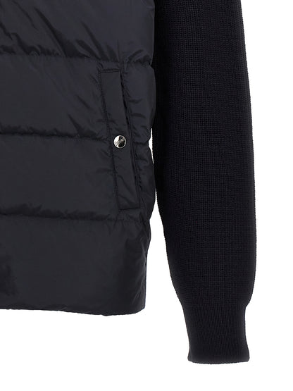 Two-material puffer jacket Down jacket, Parka, Casual jackets