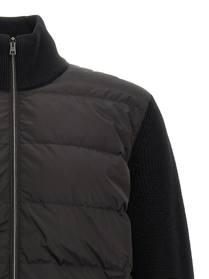 Two-material puffer jacket Down jacket, Parka, Casual jackets