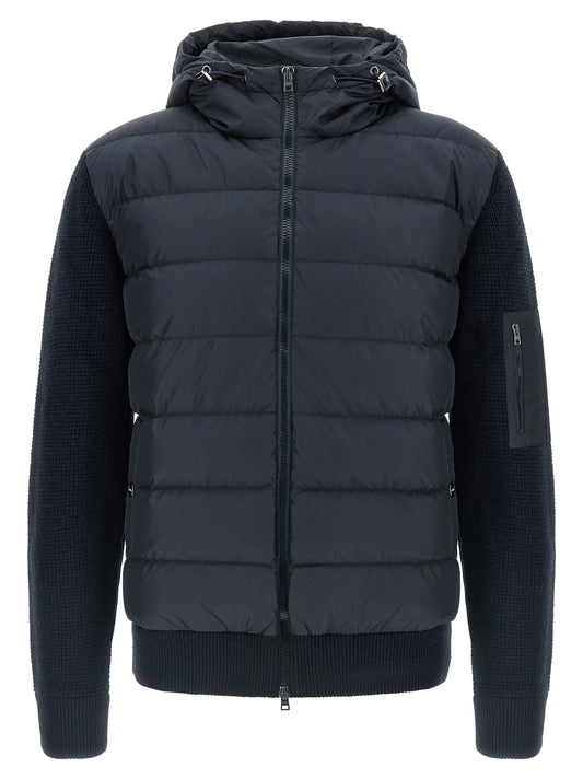 Bi-material down jacket Down jacket, Parka, Casual jackets