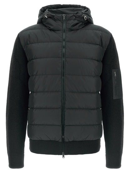 Bi-material down jacket Down jacket, Parka, Casual jackets