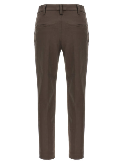 Monile cotton pants Pants