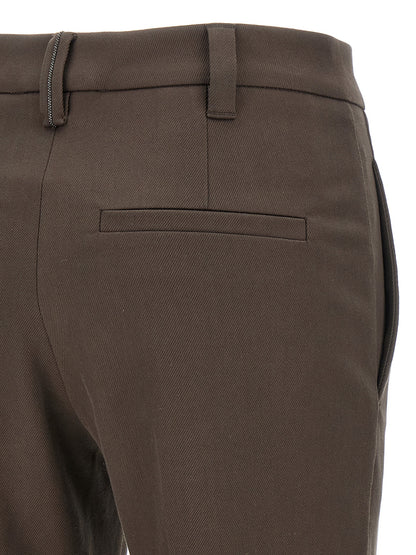 Monile cotton pants Pants