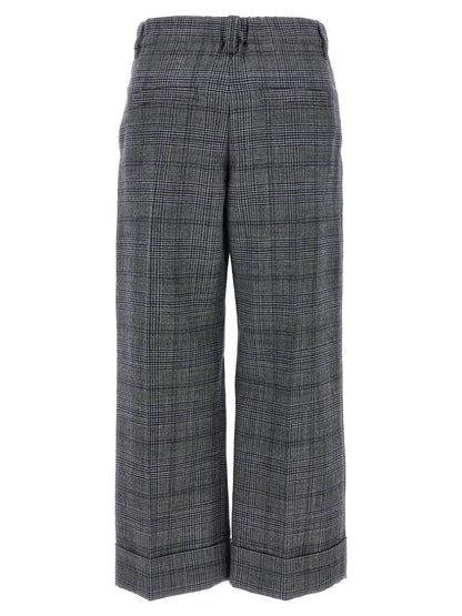 Pied de poule wool pants Pants
